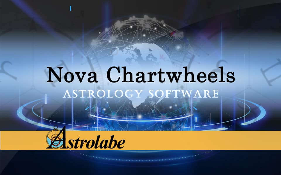 Nova Chart Wheel 中點與對稱占星刻度盤分析畫面